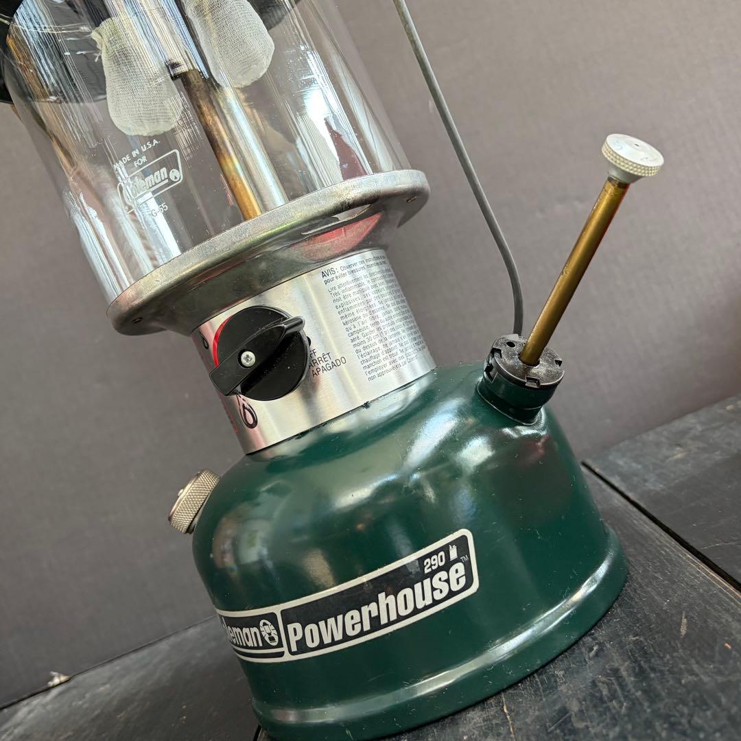 Coleman 290a ランタン ケース付き 95年10月 中古