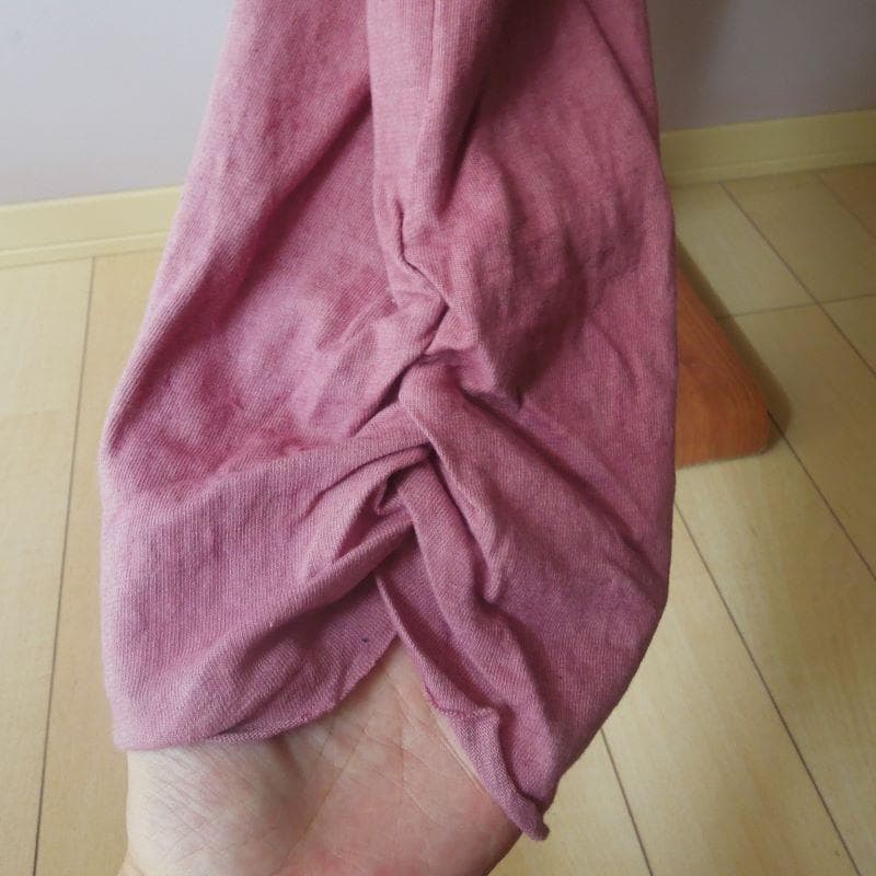 asana ヘンプコットン ヨガパンツ●草木染めロータス
