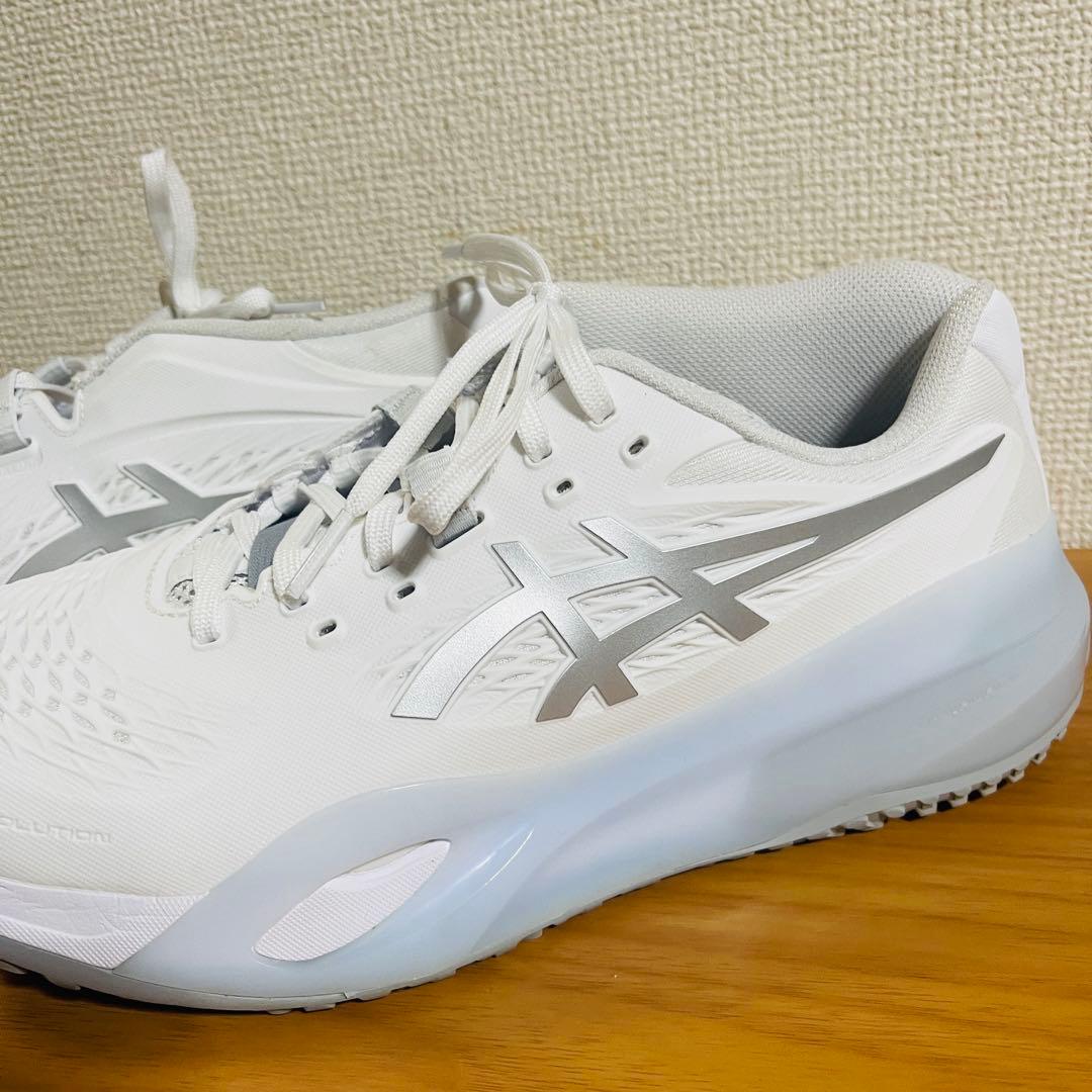 テニスシューズ　アシックス オムニ・クレー ゲルレゾリューション X ワイド