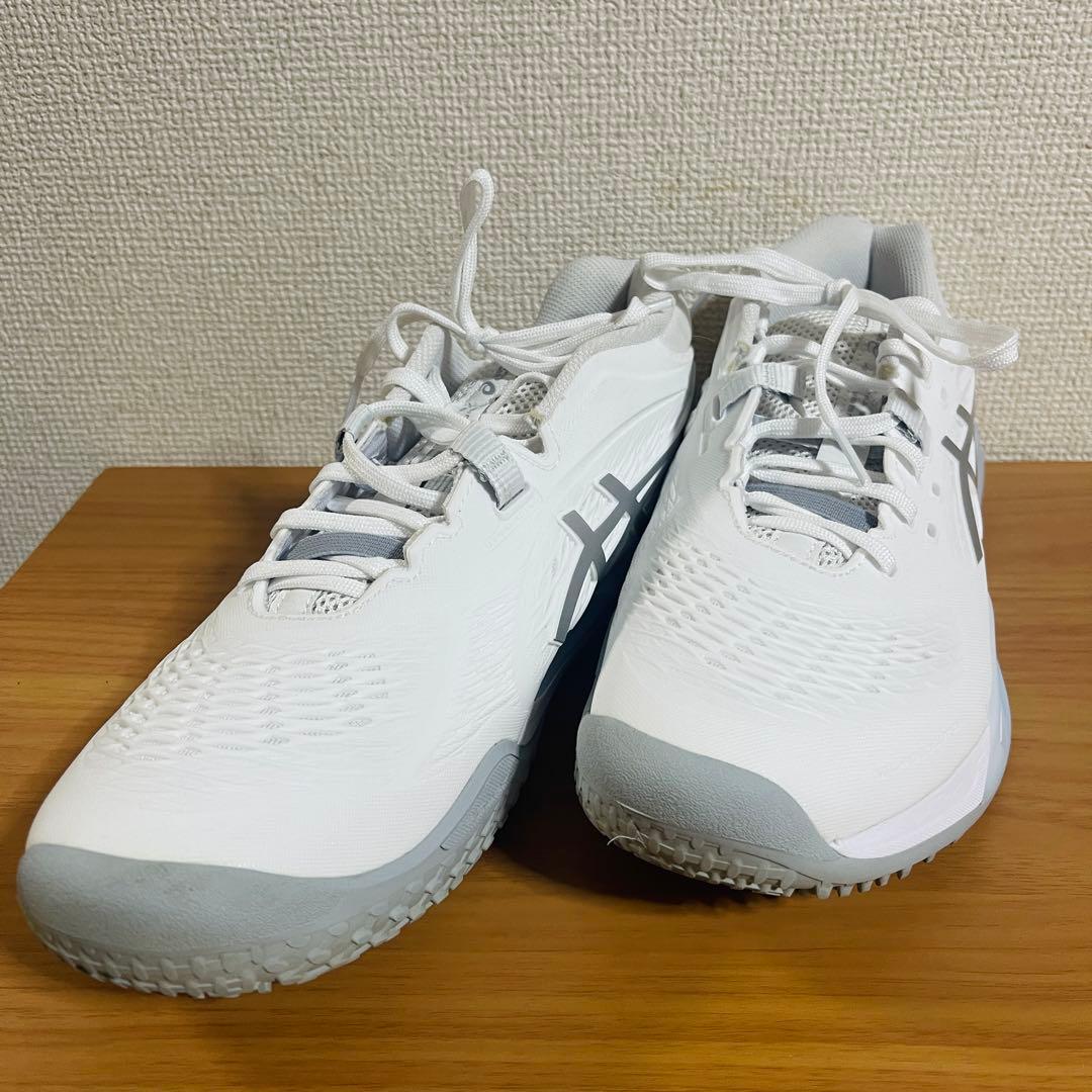 テニスシューズ　アシックス オムニ・クレー ゲルレゾリューション X ワイド