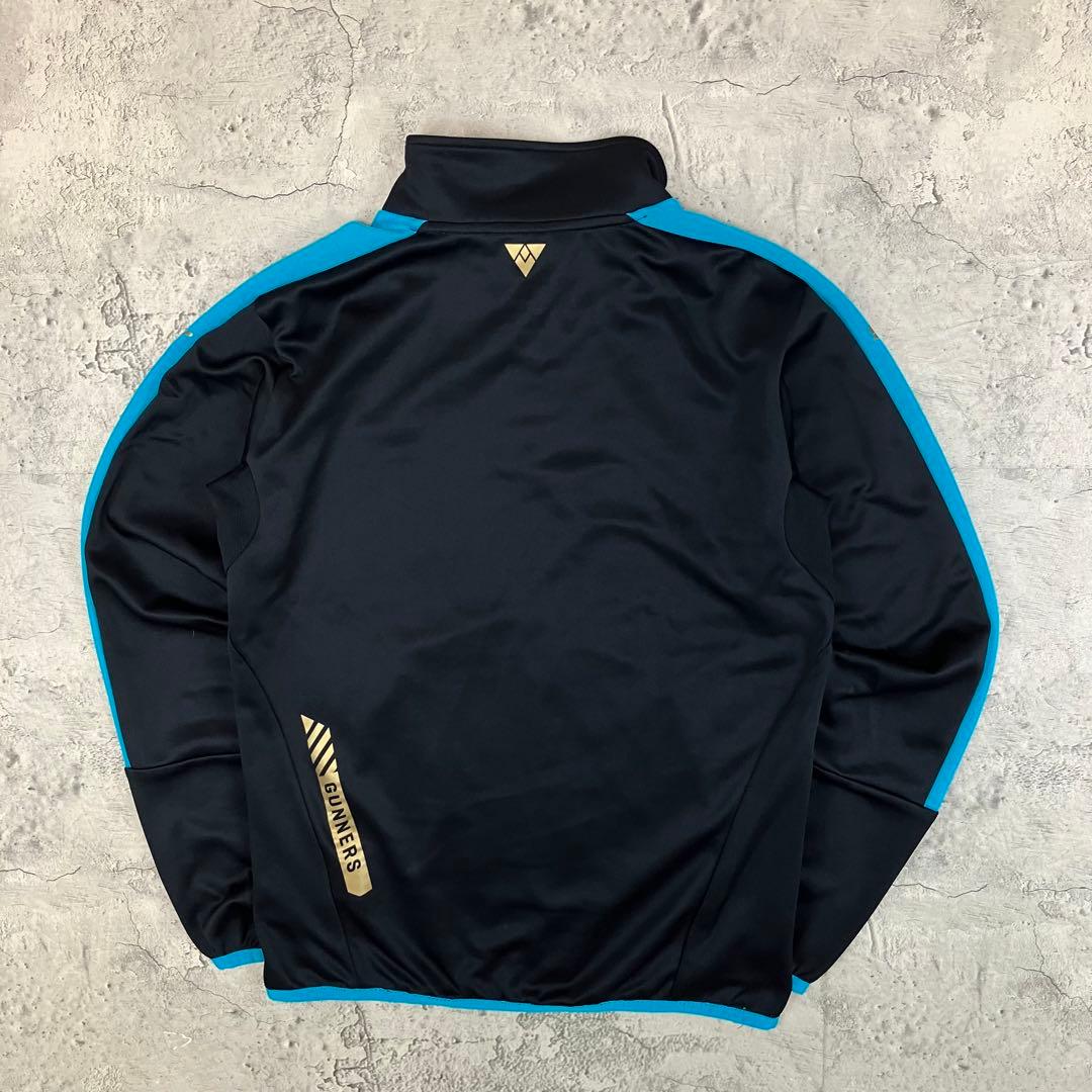 PUMA アーセナルFC 長袖トレーニングトップ 1/4ジップ 古着 ブラック