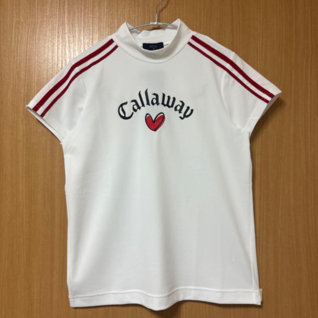 新品タグ付LoveCallawayモックネックトップス半袖LLラブキャロウェイ