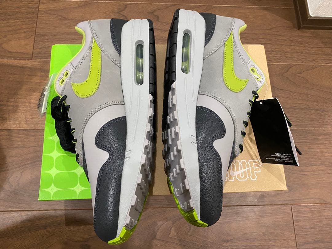 新品 NIKE ナイキ サイズ:27.5cm HUF AIR MAX 1 SP