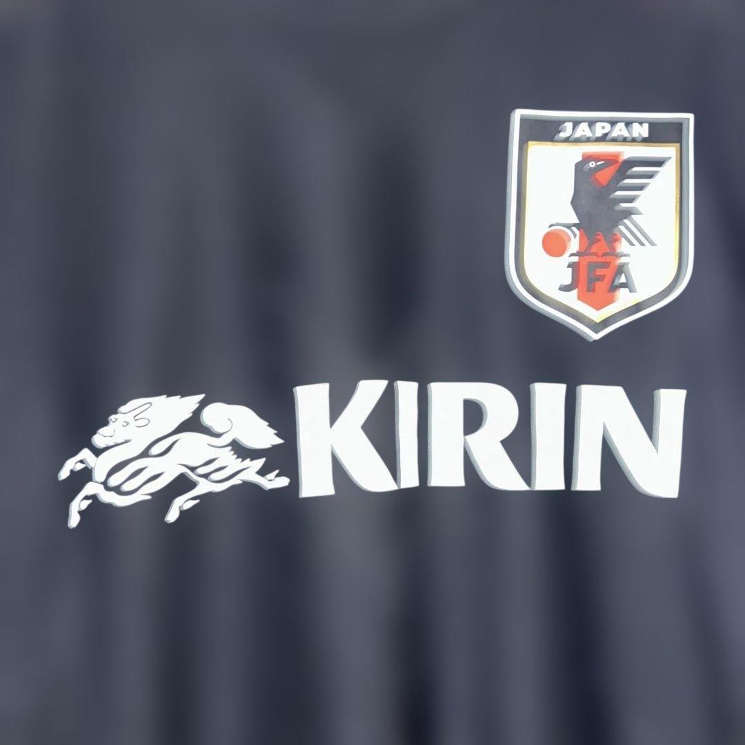 サッカー 日本代表 KIRIN トレーニングジャージー シャツ　Mサイズ