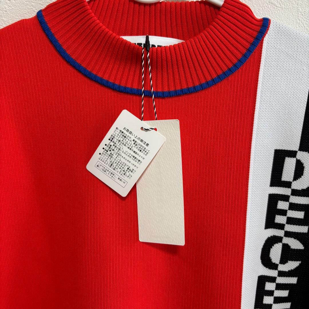 ディセンバーメイセーター ニット Stripe logo High neck