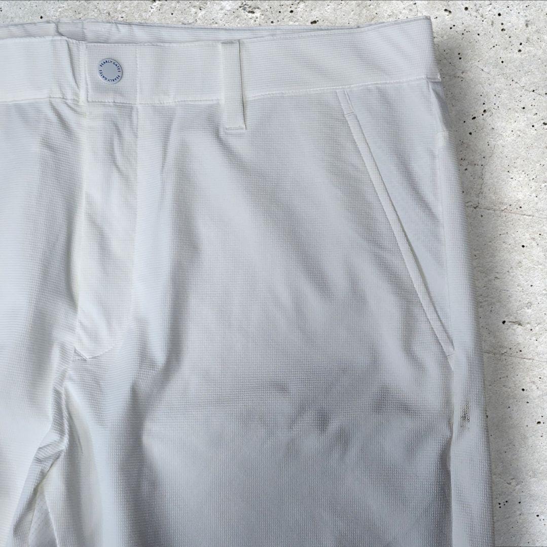 【美品】PEARLY GATES◆パーリーゲイツ◆ナイロンパンツ◆白◆サイズ7