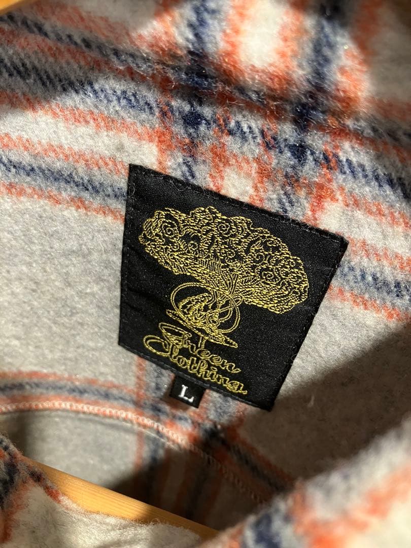Green Clothing ウールフランネルシャツ
