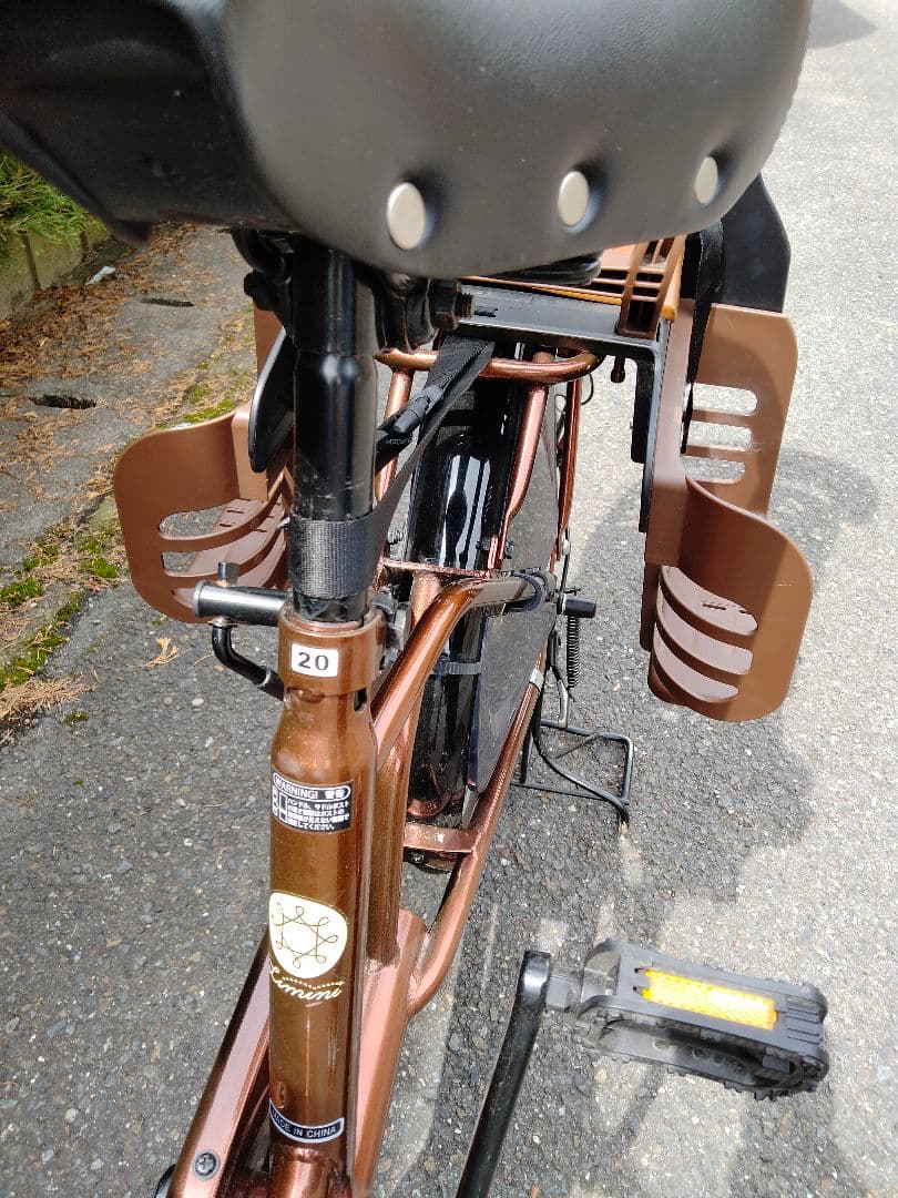 Limini 子供乗せ自転車　ミニベロ　非電動　３人　チャイルドシート　京都引取