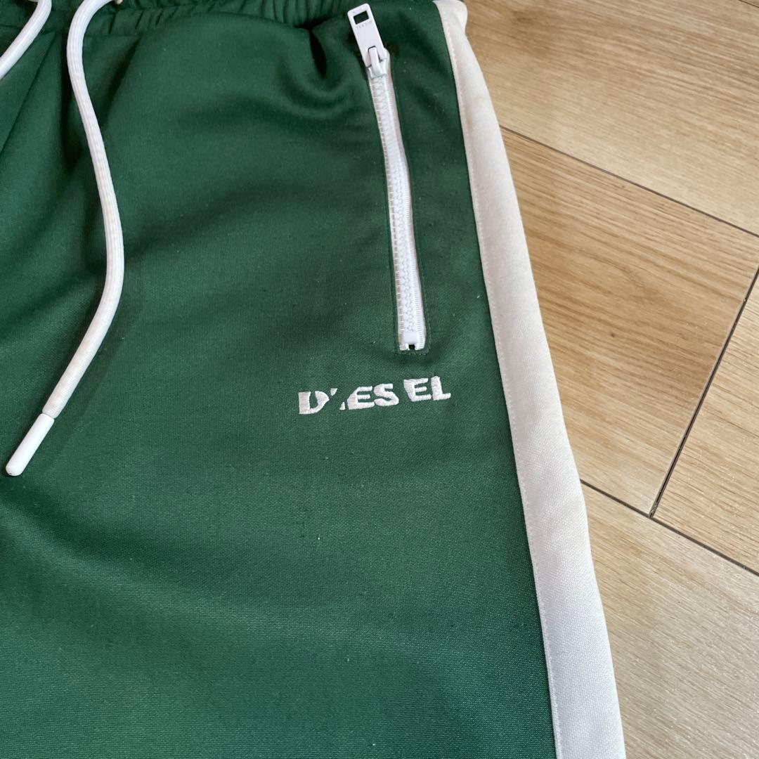 \"お値下げ交渉可\" DIESEL グリーン ジャージパンツ