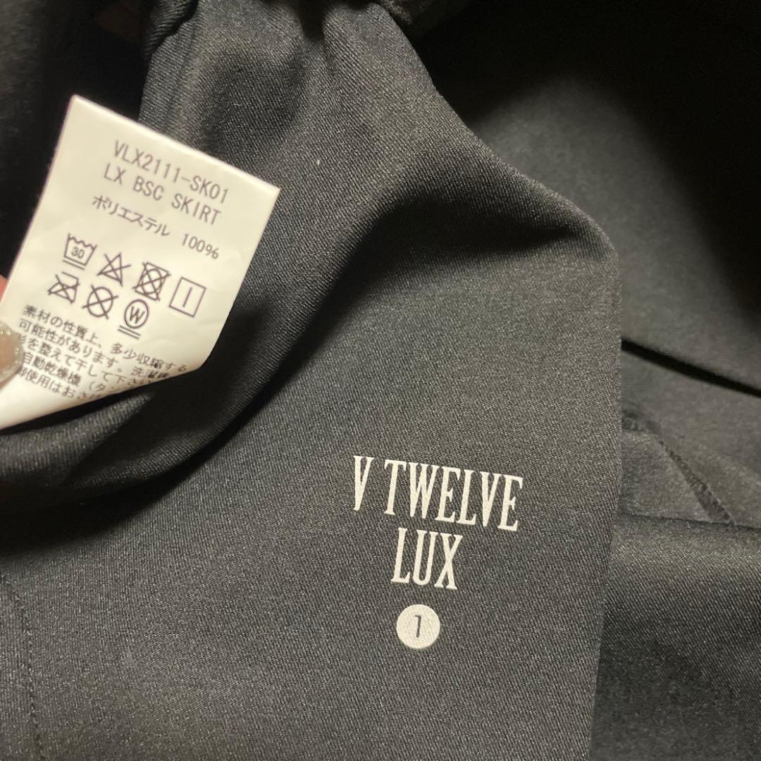 【美品】V12 V TWELVE LUX ゴルフスカート ブラック レディース
