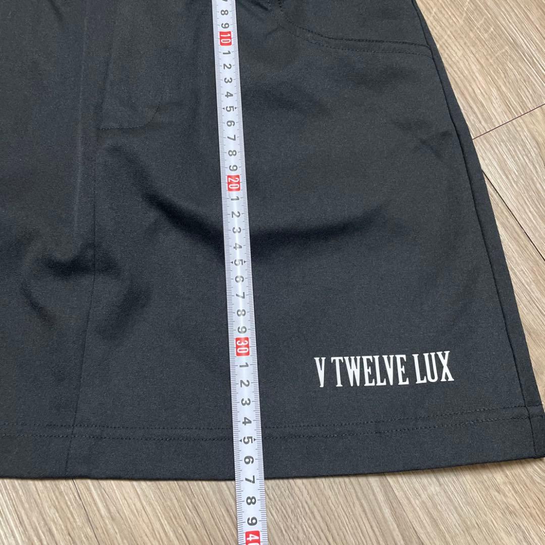 【美品】V12 V TWELVE LUX ゴルフスカート ブラック レディース