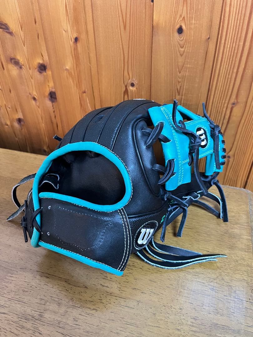 Wilson 軟式グラブ（DO型）ブラック×Mグリーン