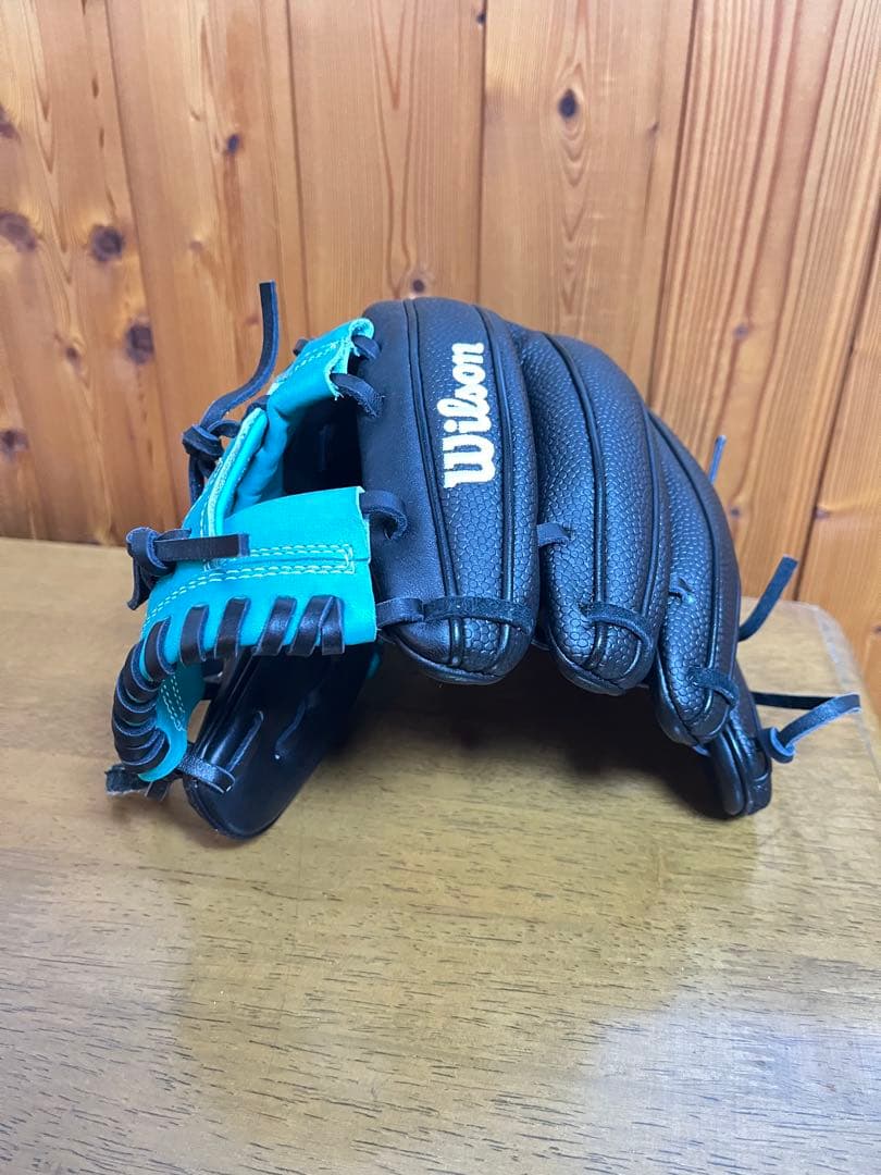 Wilson 軟式グラブ（DO型）ブラック×Mグリーン