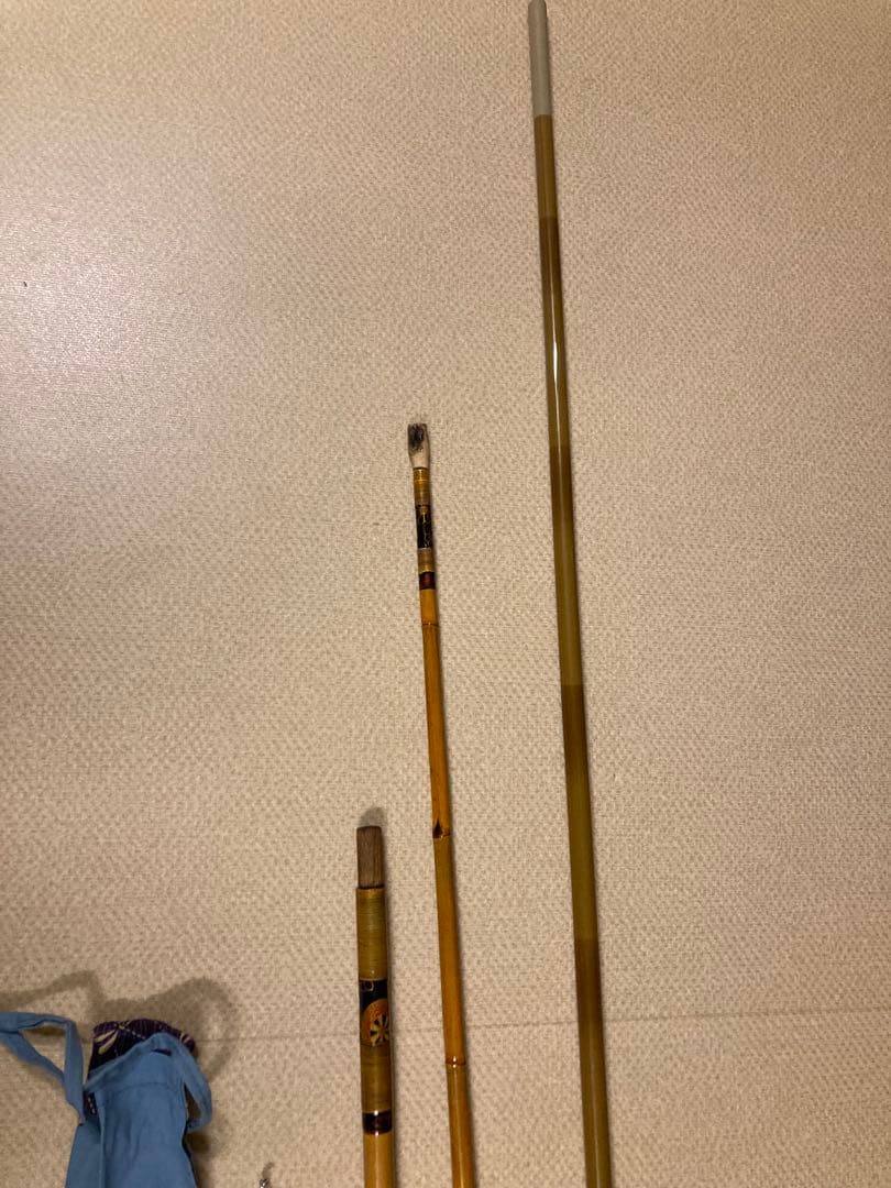 ヘラブナ　竿掛2セット　タモの柄　針外し