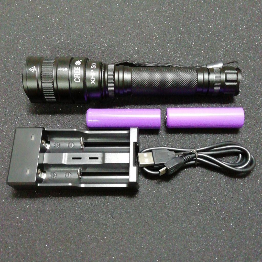 『正規CREE XHP50.2/スリム』ハンディライト　超強力　LED懐中電灯