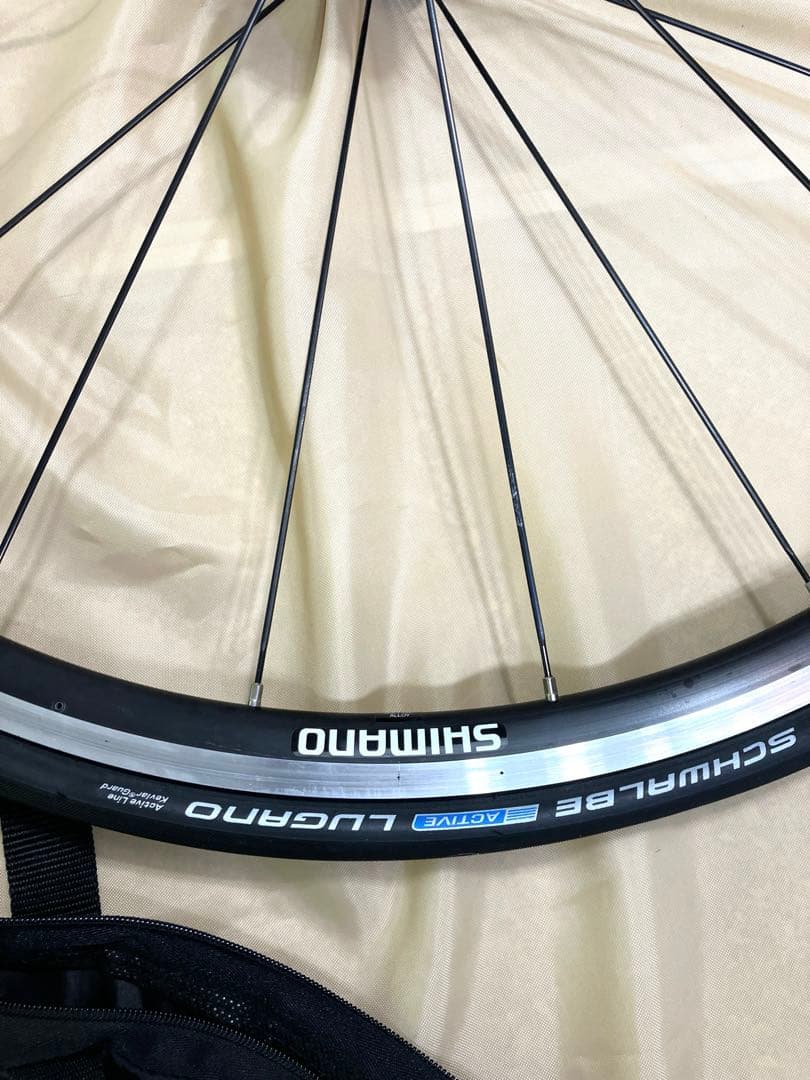 滋賀県手渡し　美品シマノR500 WH-R501 700c フロントリアセット