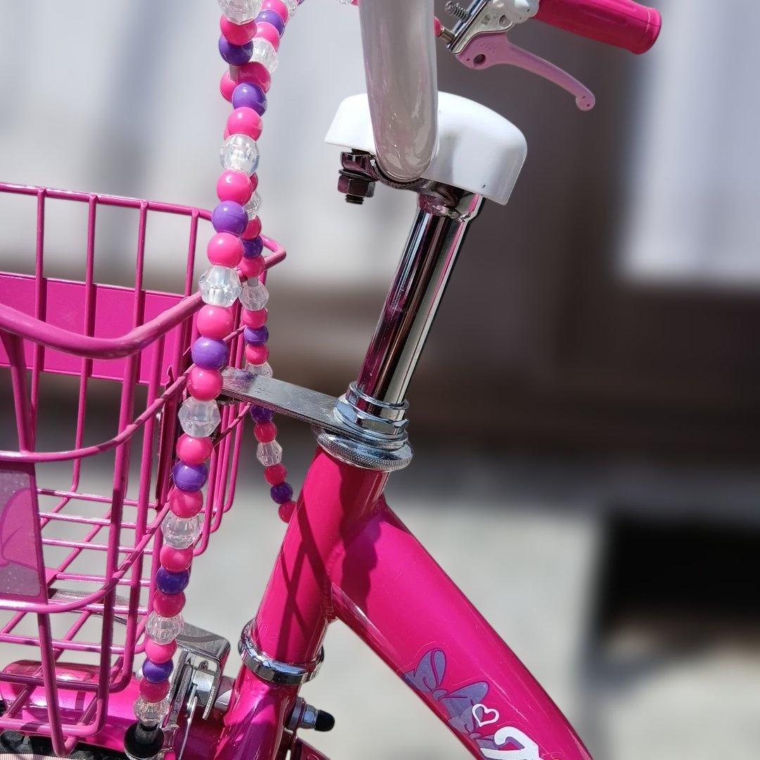 アイデス　幼児用自転車　ミニーマウスポッピンリボン18インチ