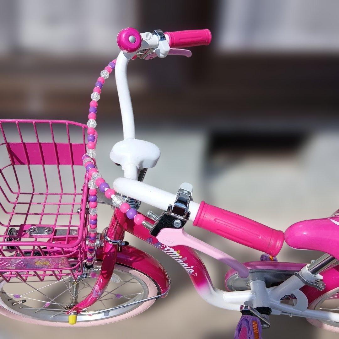 アイデス　幼児用自転車　ミニーマウスポッピンリボン18インチ