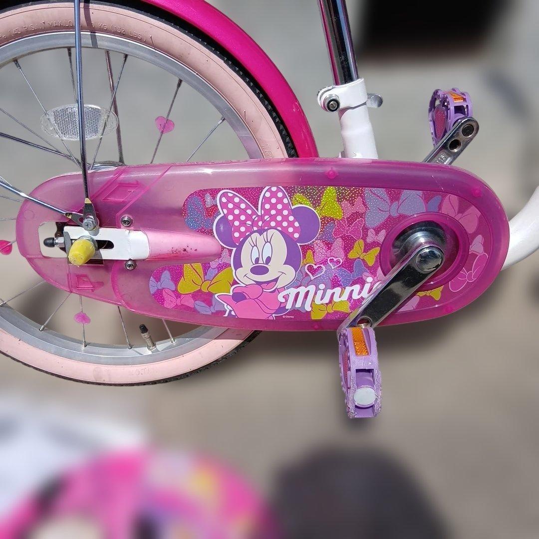 アイデス　幼児用自転車　ミニーマウスポッピンリボン18インチ