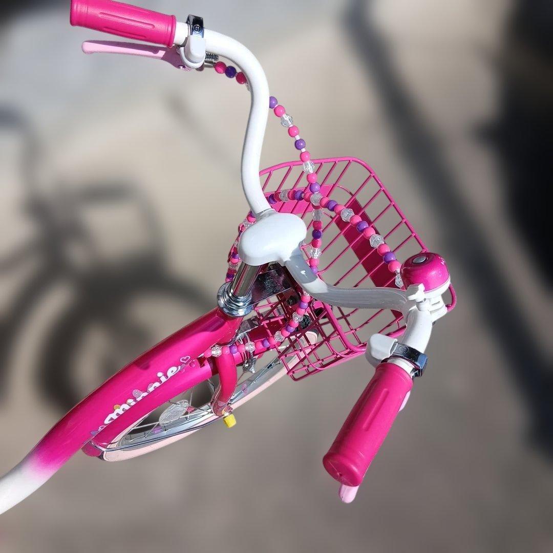 アイデス　幼児用自転車　ミニーマウスポッピンリボン18インチ