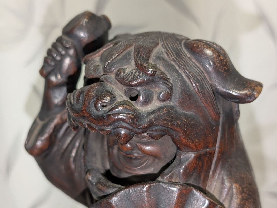 古美術　置物　古備前　木村　陶正園
