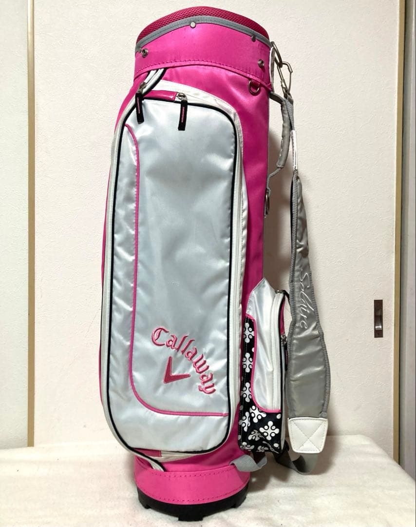 Callaway Solaire キャロウェイ ゴルフバッグ ピンク 美品