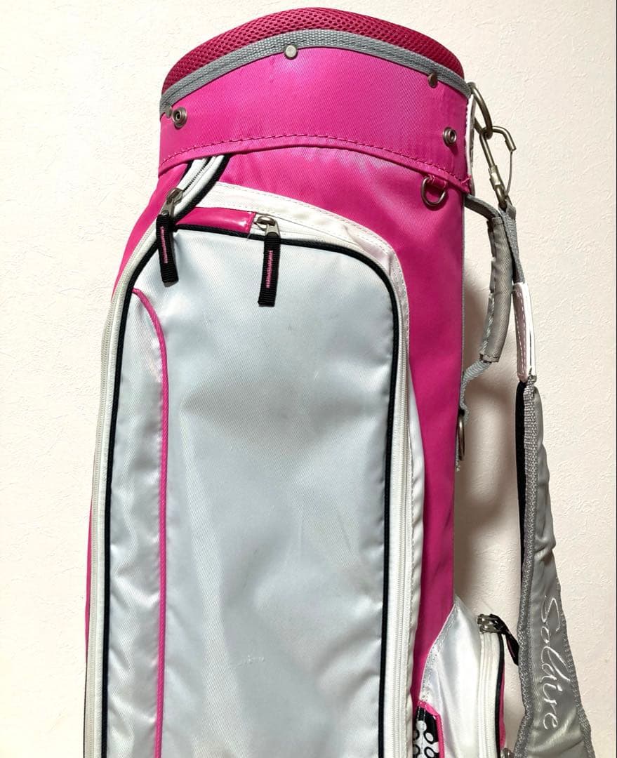 Callaway Solaire キャロウェイ ゴルフバッグ ピンク 美品