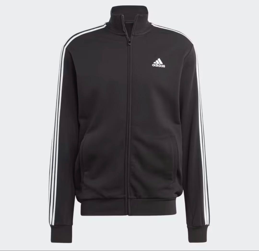 新品　adidas　アディダス ジャージ　上下セット　ブラック　Ｌサイズ　ウェア
