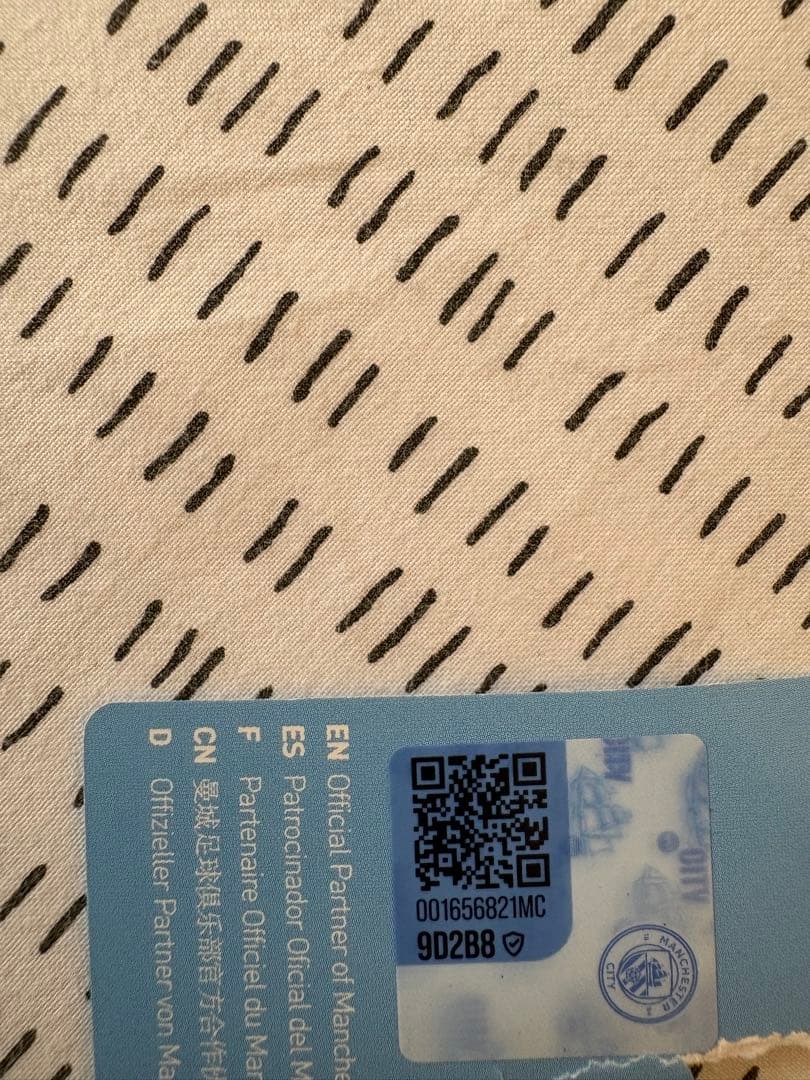 正規品　Manchester City ユニフォーム　M