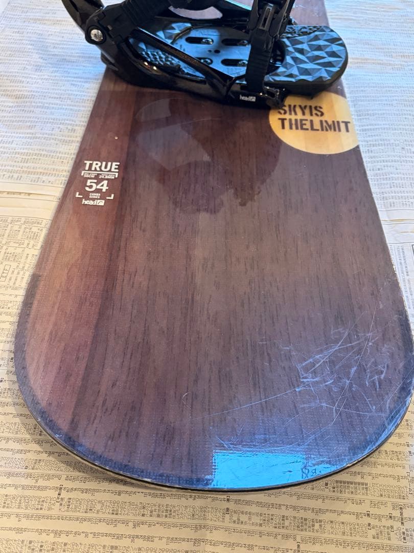 HEAD TRUE 154cm スノーボード板 & ビンディング