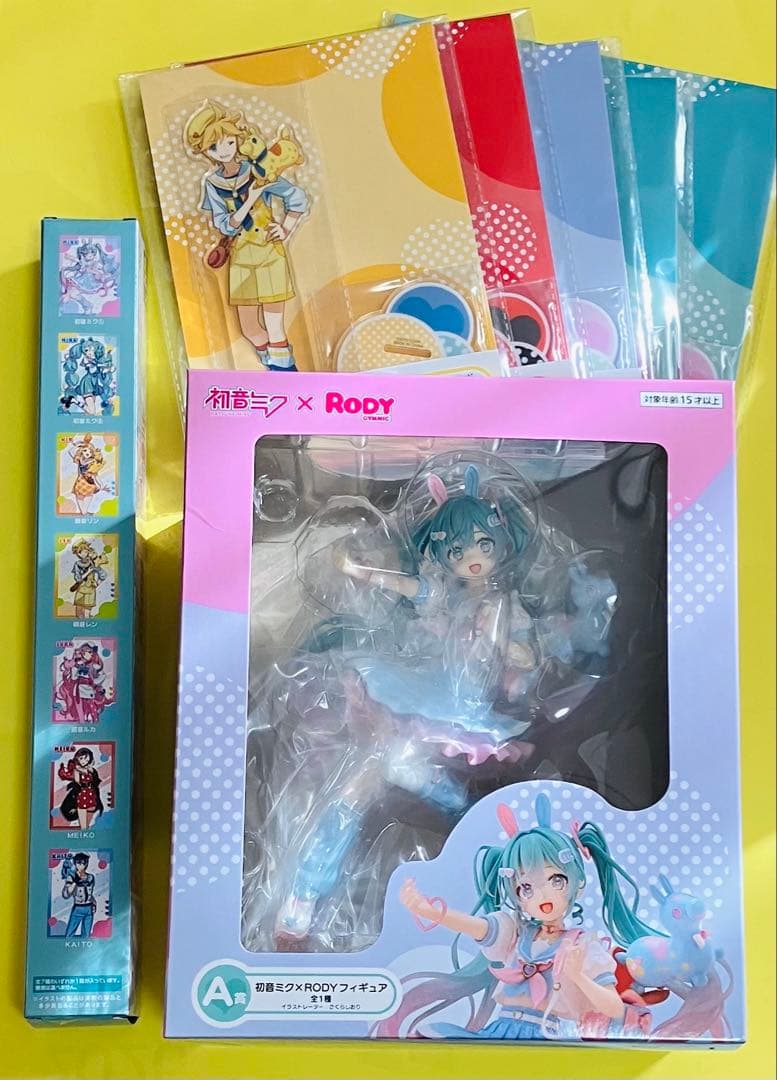 【未使用】タイトーくじ 初音ミク×RODY A賞 フィギュア さくらしおり　くじ