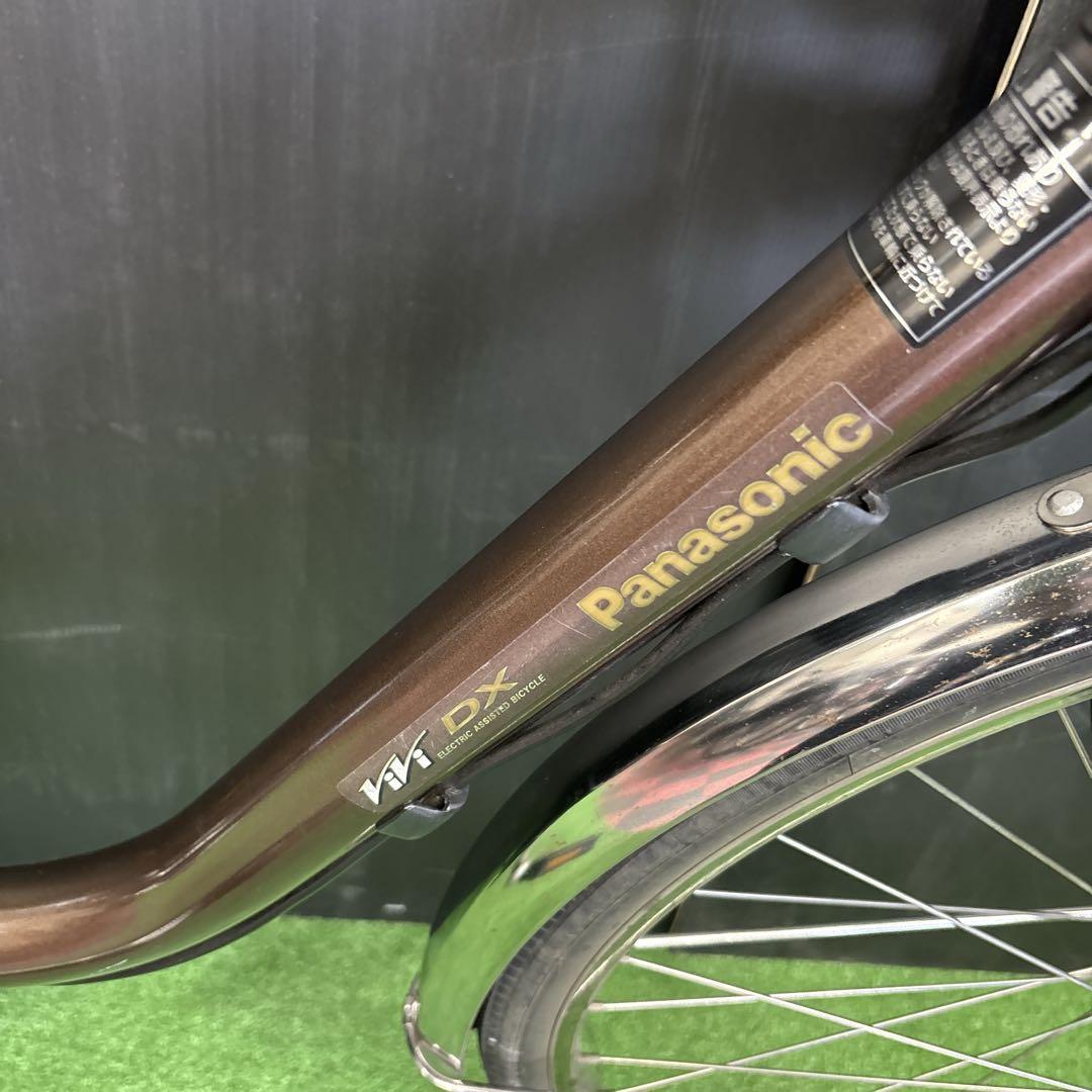 電動自転車 Panasonic Lithium vivi DX ブラウン　90★