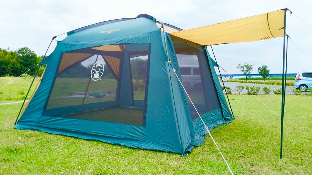 【ほぼ新品】コールマンテント スクリーンキャノピージョイントタープ ★付属品完備