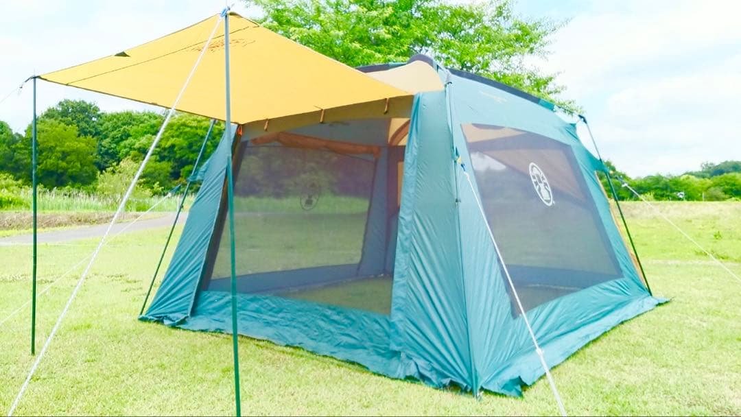 【ほぼ新品】コールマンテント スクリーンキャノピージョイントタープ ★付属品完備