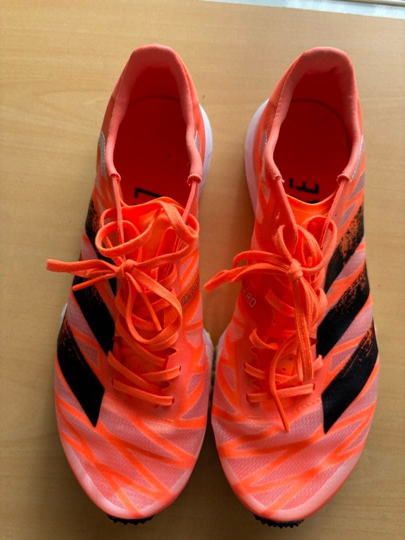 アディダススADIZERO TAKUMI SEN 7 オレンジ　25.5cm