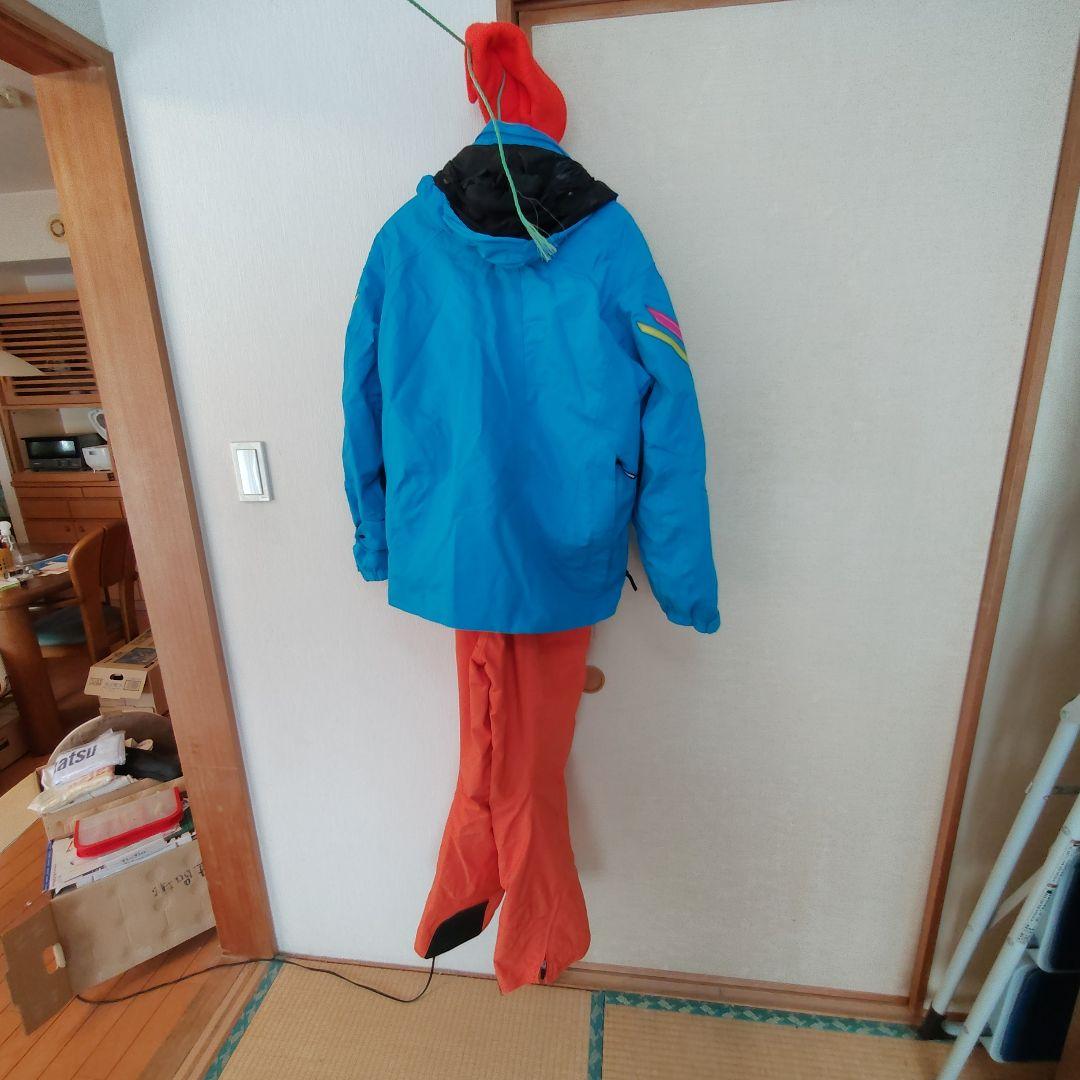 【美品】スキーウェア上下&ニットキャップ
