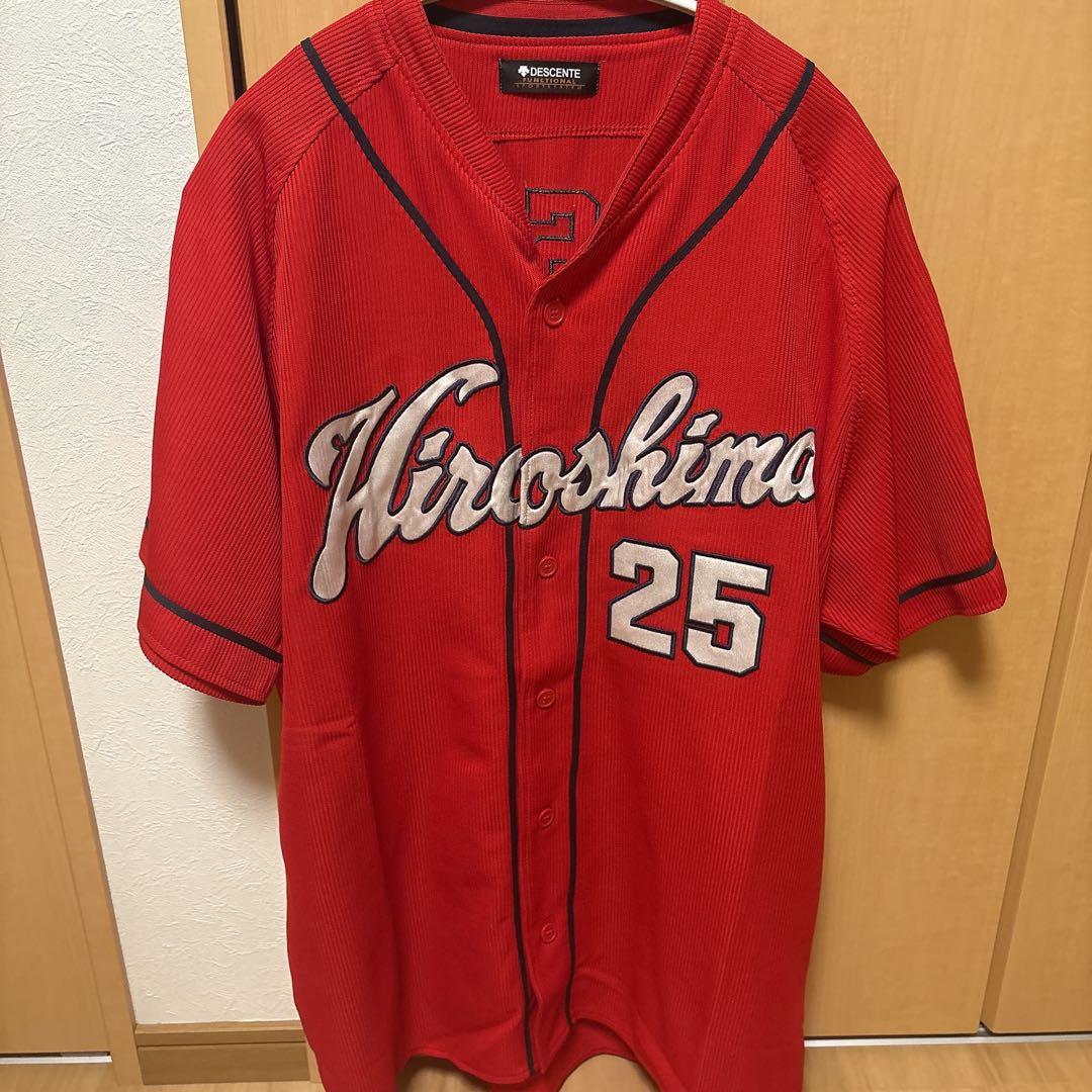 広島東洋カープ　石井琢朗　旧ハイクオリティユニフォーム（ビジター）XL