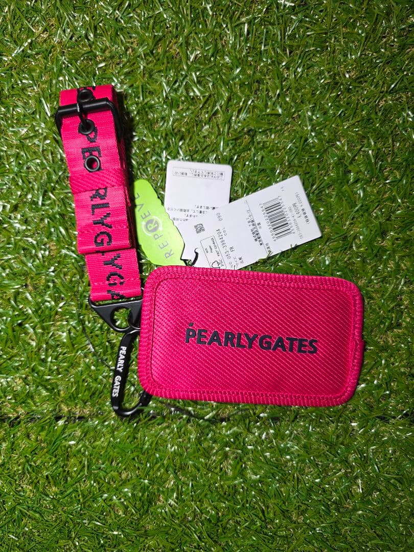 PEARLY GATES カートバッグ &ネームホルダー３品Set 状態良好