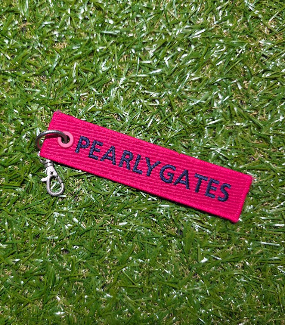 PEARLY GATES カートバッグ &ネームホルダー３品Set 状態良好