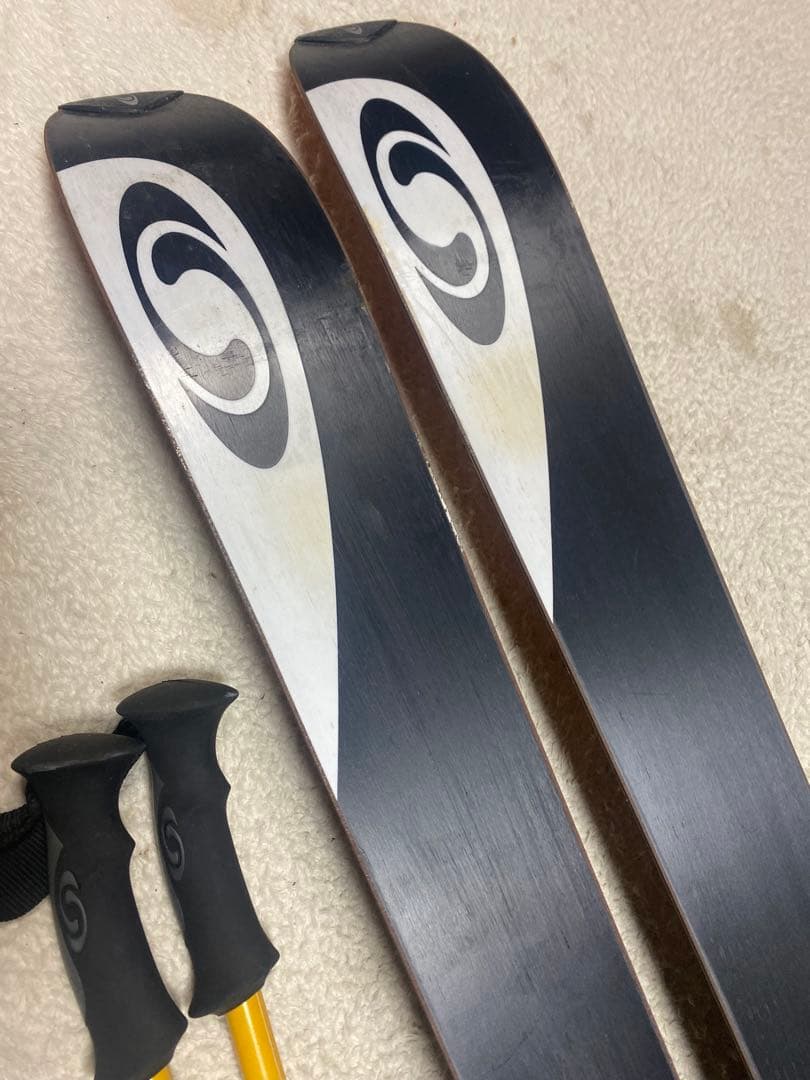 SALOMON VERSE9 170cm スキー板＋サロモンストック125cm
