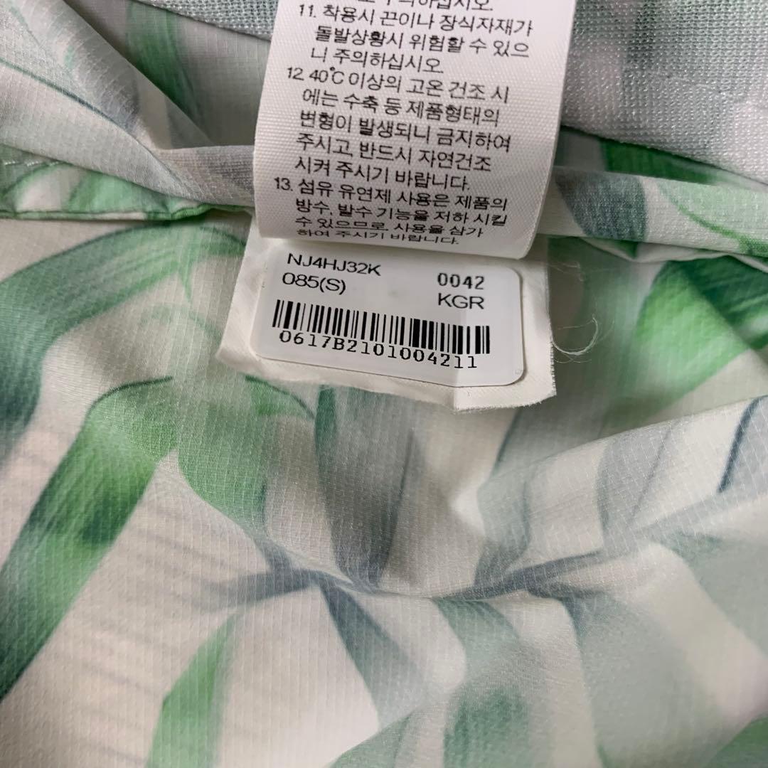 ノースフェイス ナイロンパーカー レディース S トレッキングジャケット 総柄