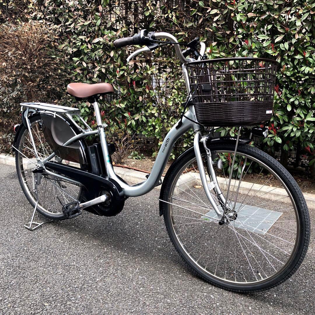 【美品】YAMAHA 電動アシスト自転車 PAS With 2023年モデル