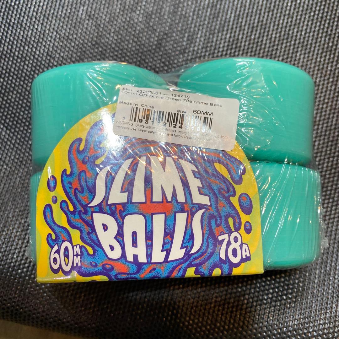 スケートボード SLIME BALLS 60mm 78A