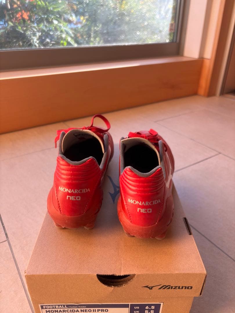 Mizuno モナルシーダネオIIプロ 24.5cm 赤
