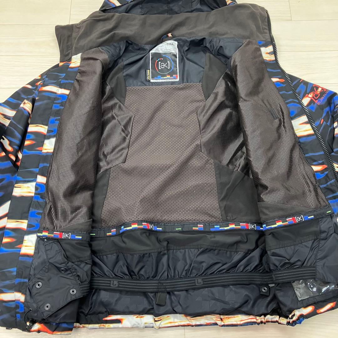 BURTON 総柄 スキーウェア ボードウェア AK GOR-TEX 青系 S