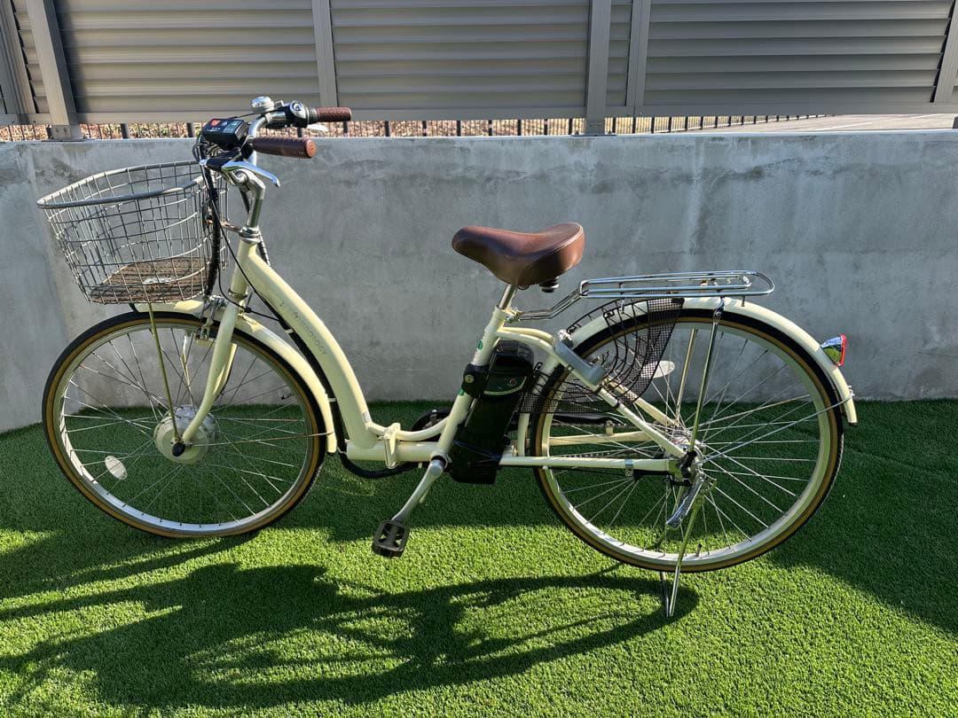 【直接引き渡し限定】電動アシスト付自転車 21テクノロジー　【空気入付】