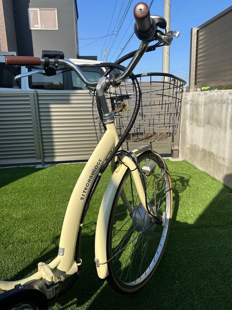 【直接引き渡し限定】電動アシスト付自転車 21テクノロジー　【空気入付】