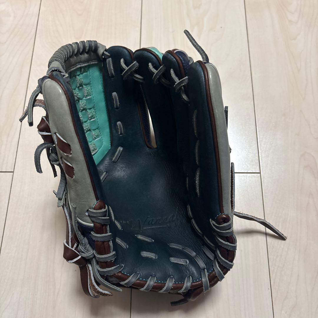 【お値下げ交渉可】Wilson 軟式野球グローブ 青緑