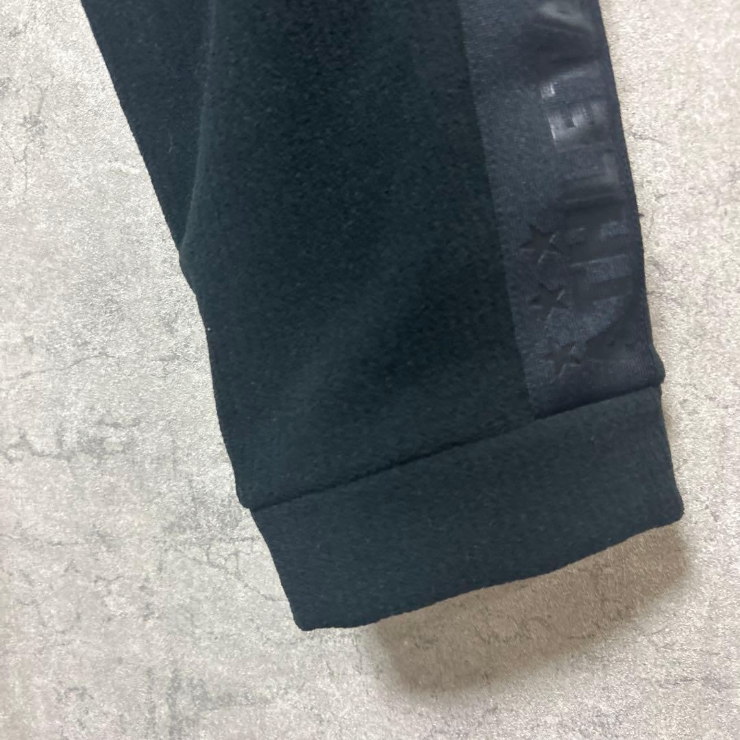 ATHLETA フルジップパーカー スウェットパンツ セット ブラック　フリース