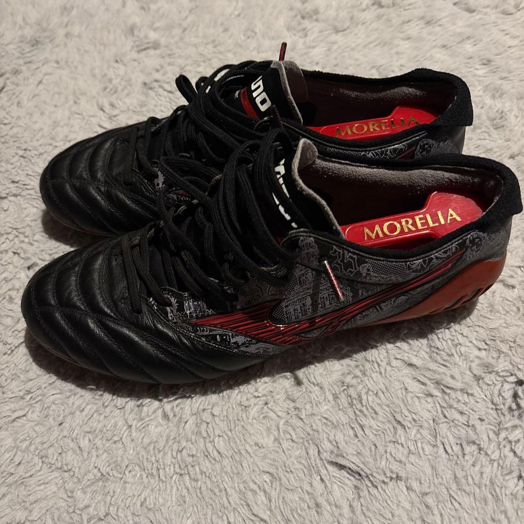 Mizuno Morelia サッカーシューズ 黒/赤